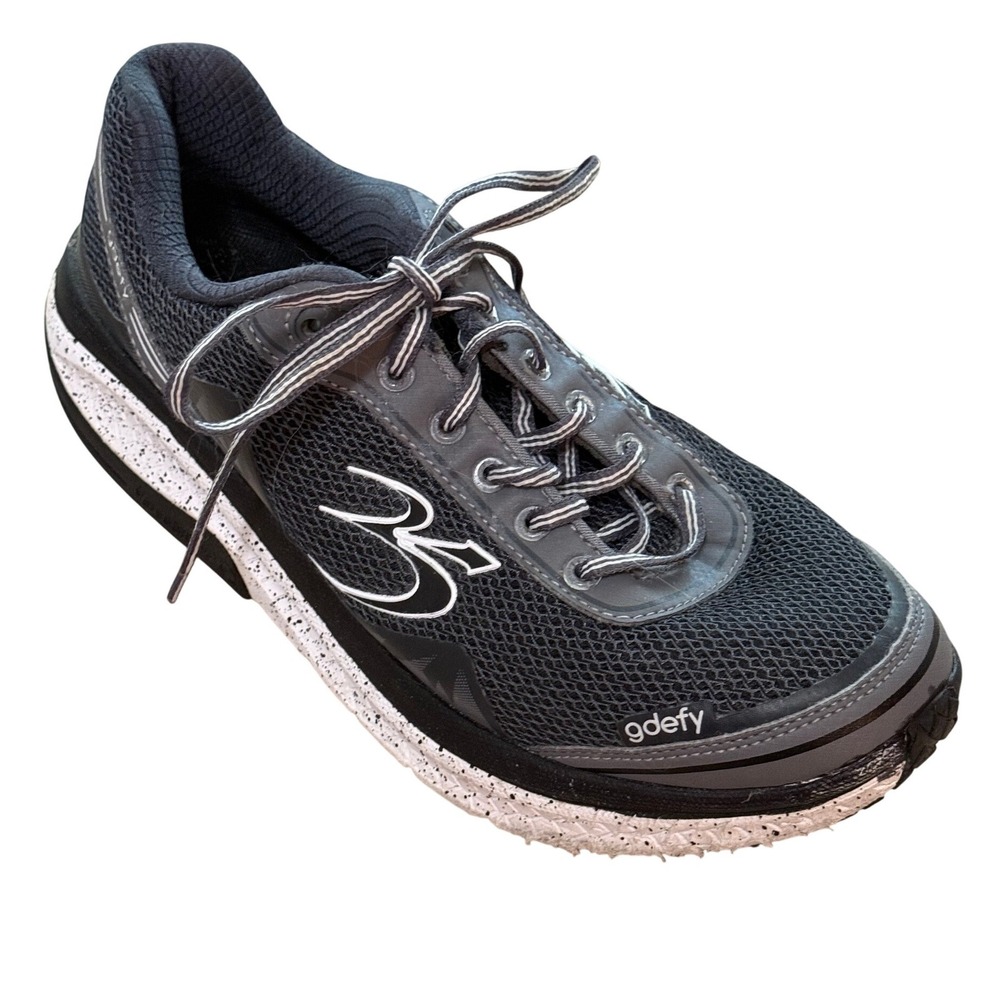 Gravity Defyer Women Walking Shoes 9 Gray G-Defy VersoShock Orthopedic Athletic
